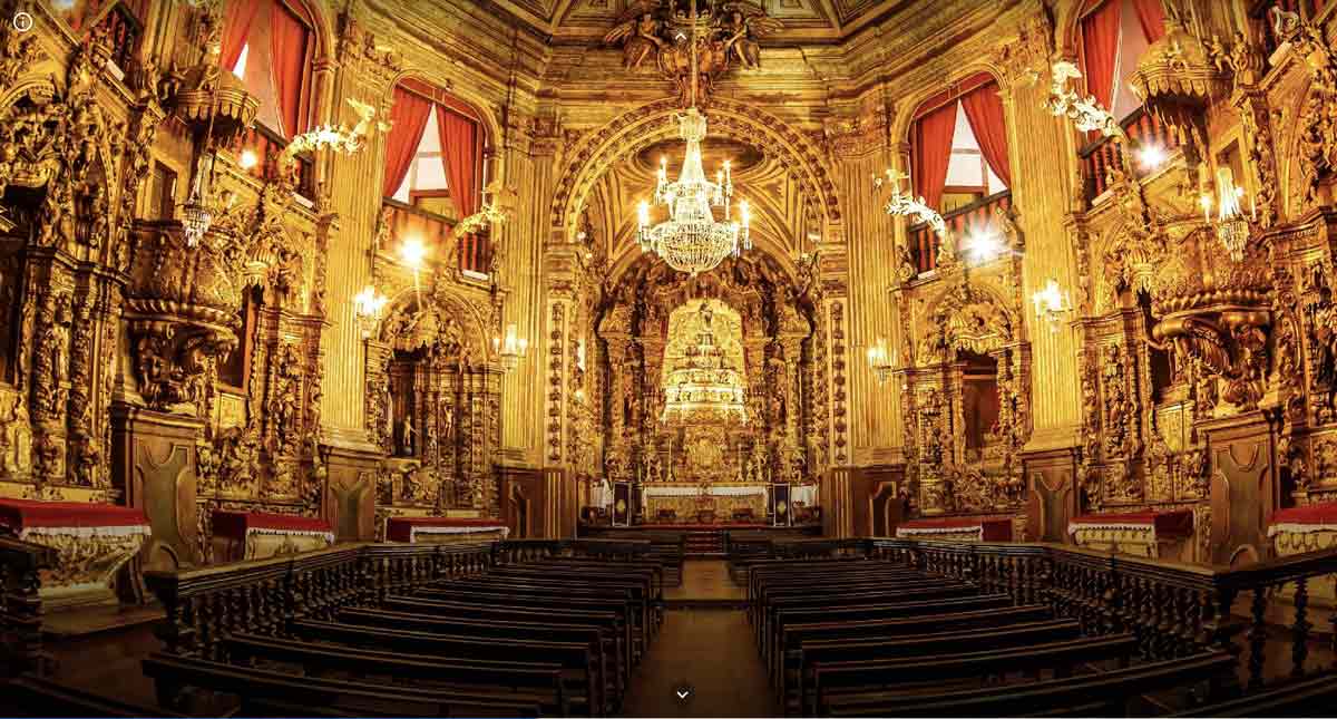 altar sao francisco de assis church ouro preto
