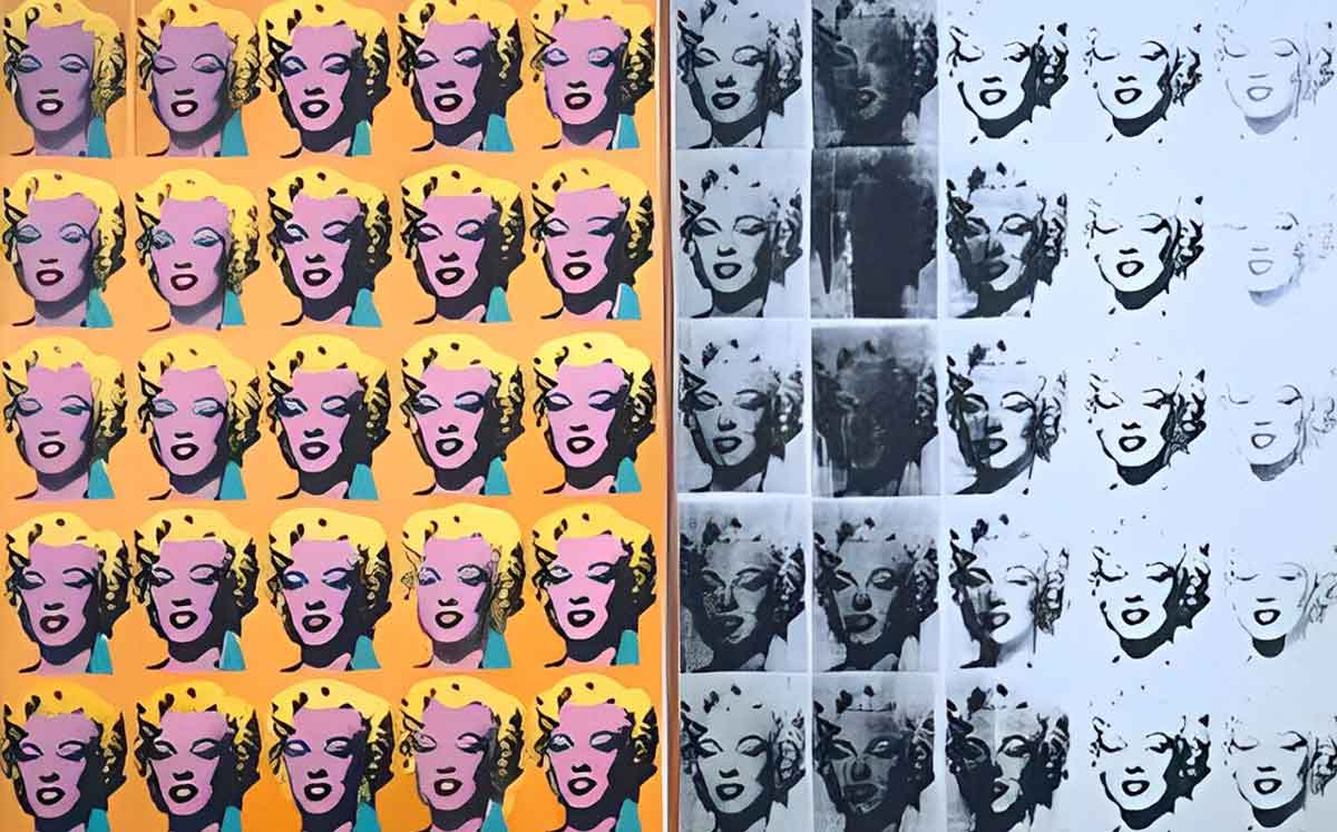 andy warhol marilyn diptych