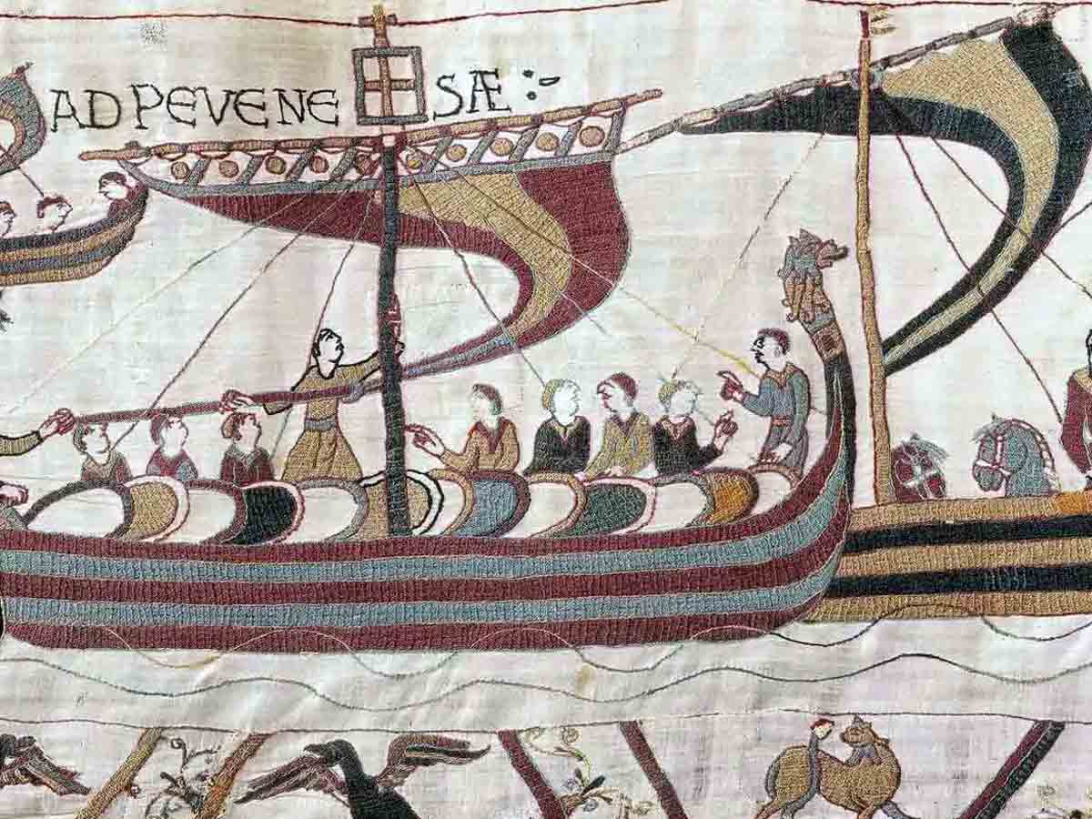 bayeux tapestry viking ships