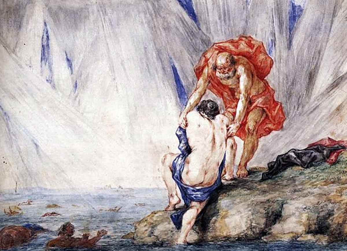 bramer metamorphoses deucalion pyrrha painting