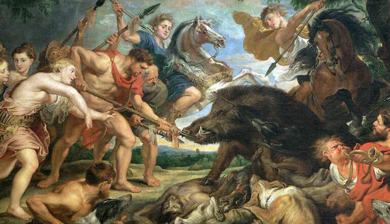 calydonian boar hunt greek mythology