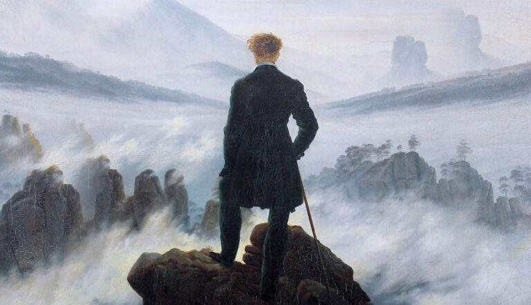 caspar david friedrich wanderer above sea fog