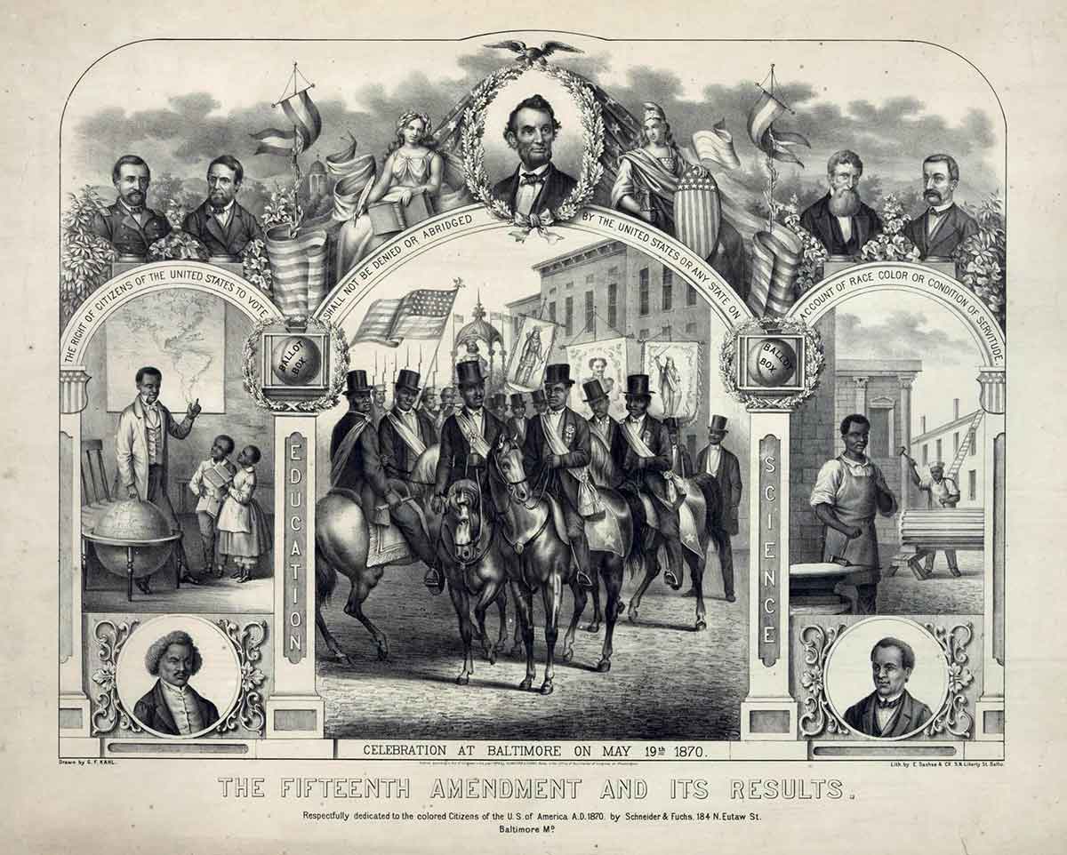 celebration of 15th amendment