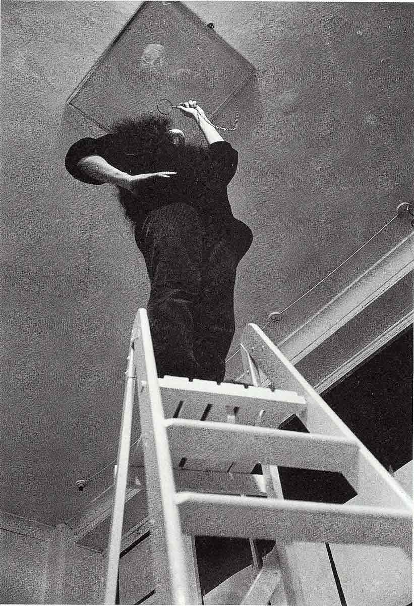 conceptual art yoko ceiling installation