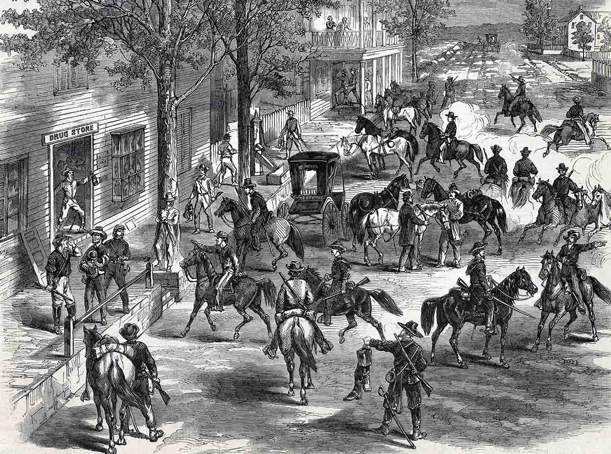 confederate cavalry raid 1864