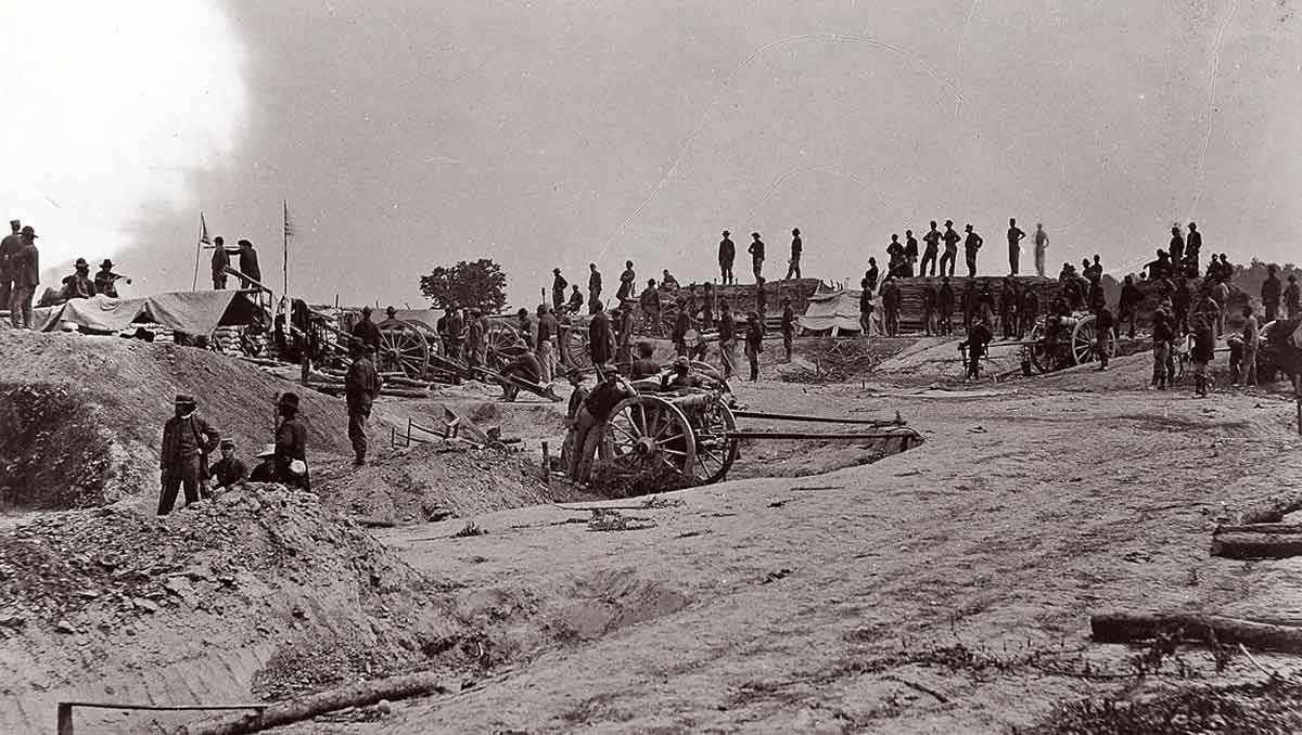 confederate fortifications virginia