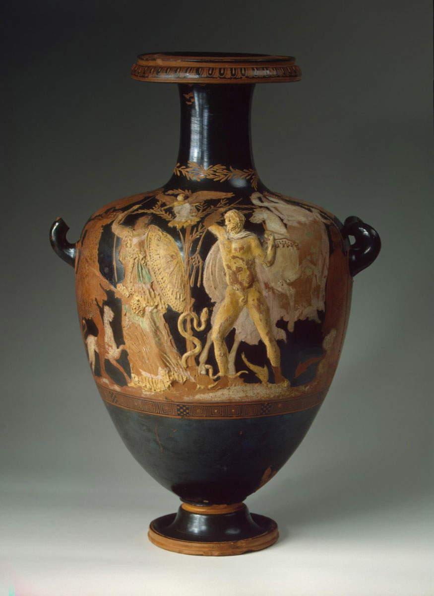 contest poseidon athena painting