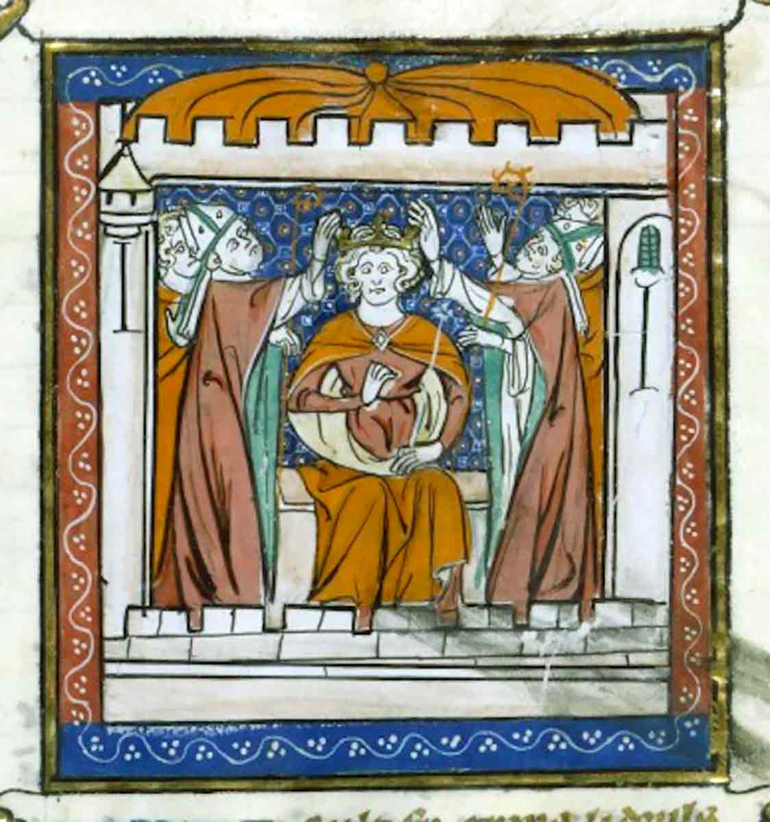 crowning of baldwin iv king of jerusalem
