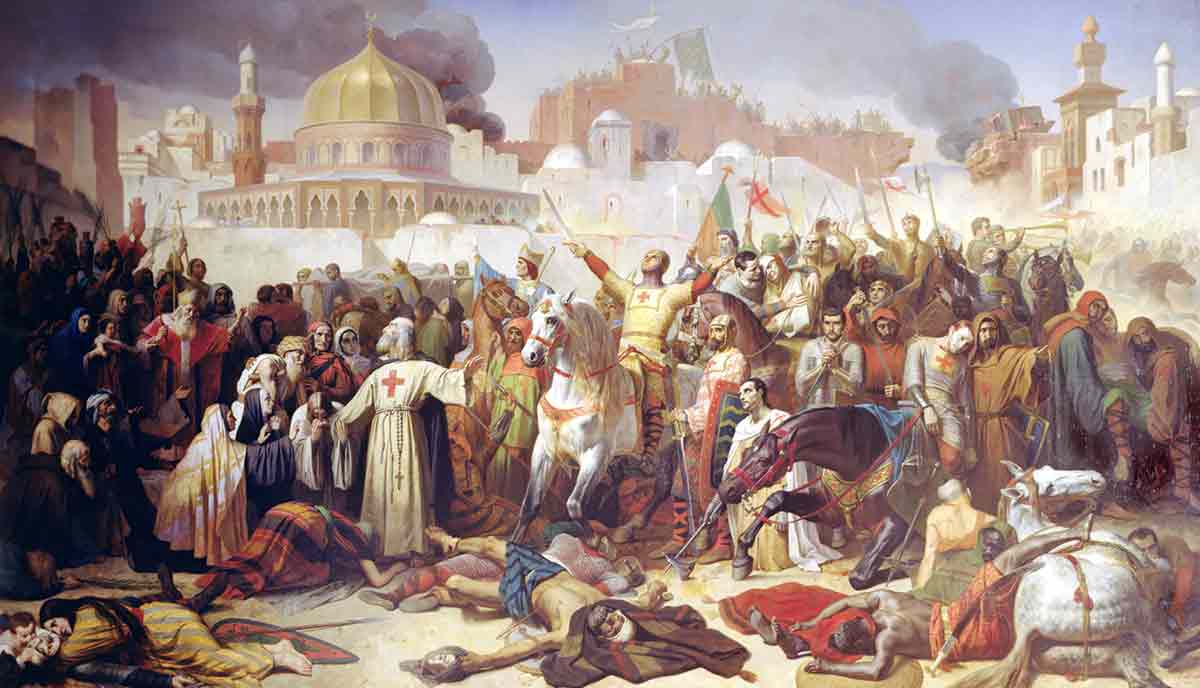 crusaders enter jerusalem