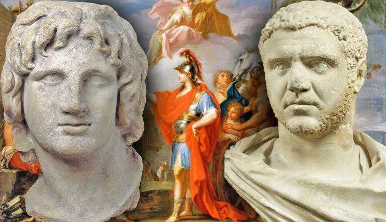 emperor caracalla as alexander the great