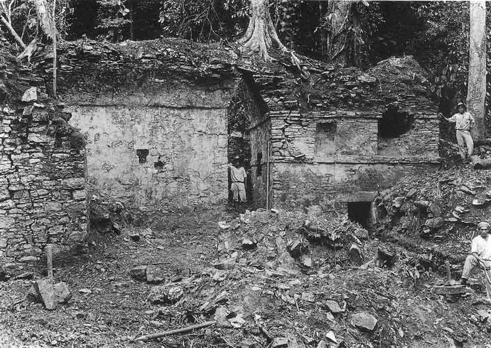 excavation maya swea bath guatemala