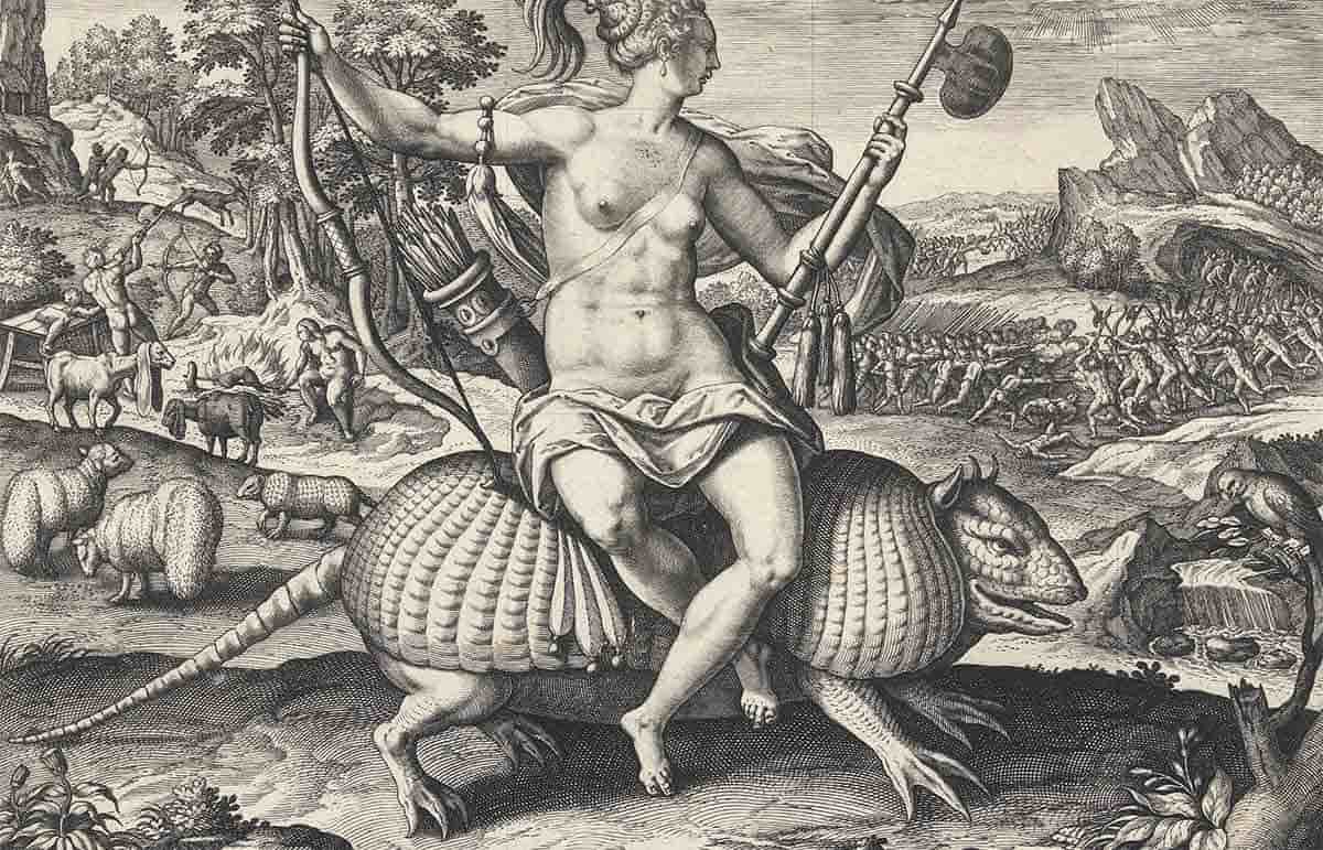 female personification continent america