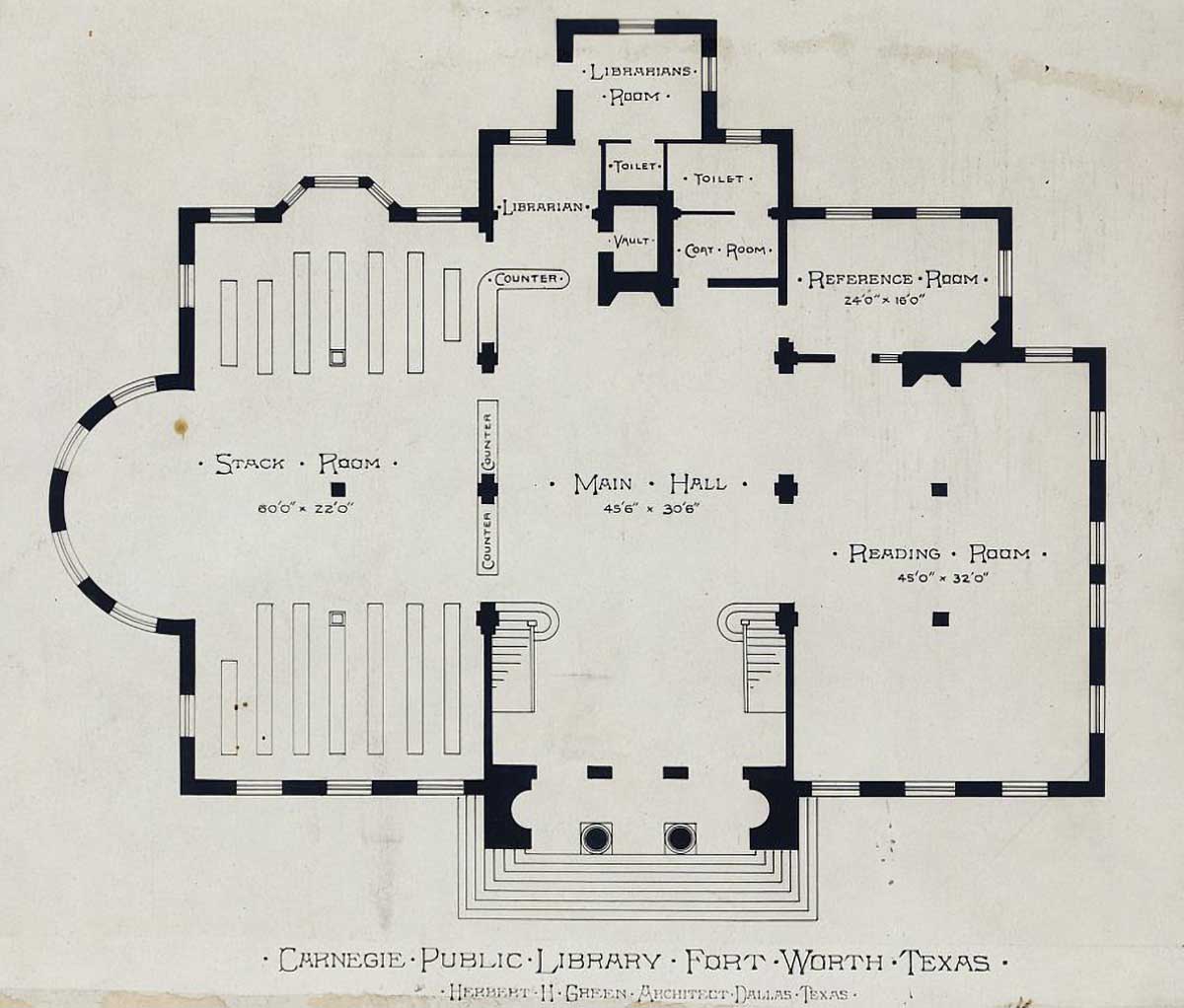 Floor plans carnegie library