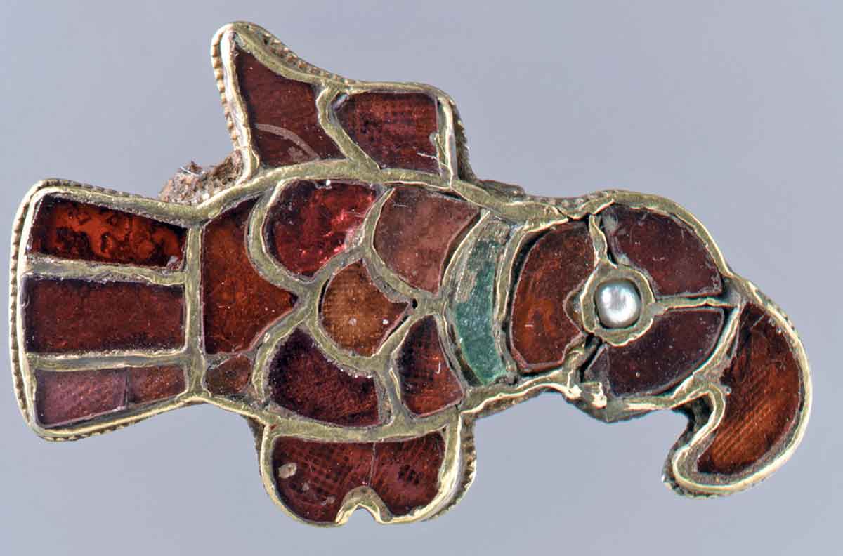 frankish bird brooch