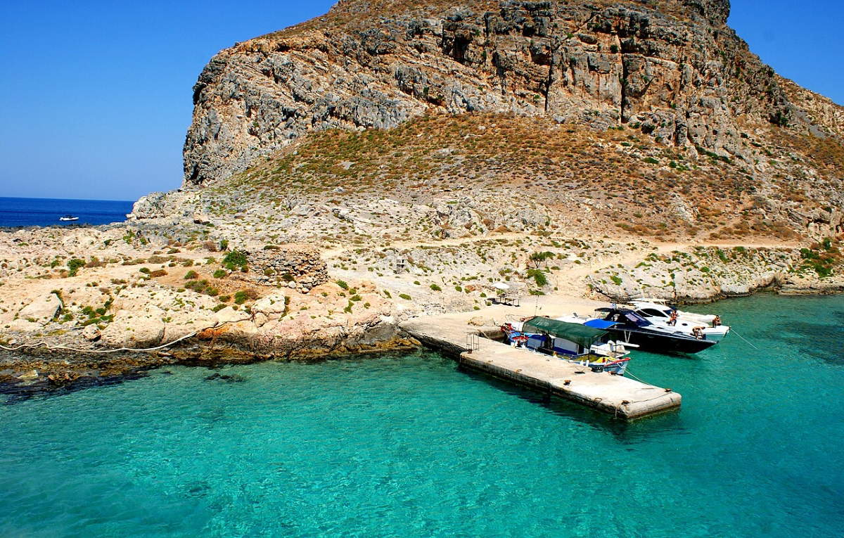 gramvousa island crete greece