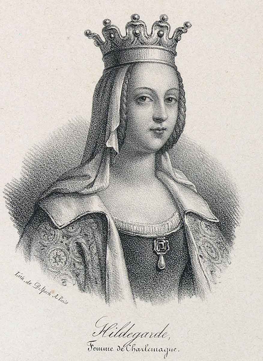 hildegarde wife of charlemagne