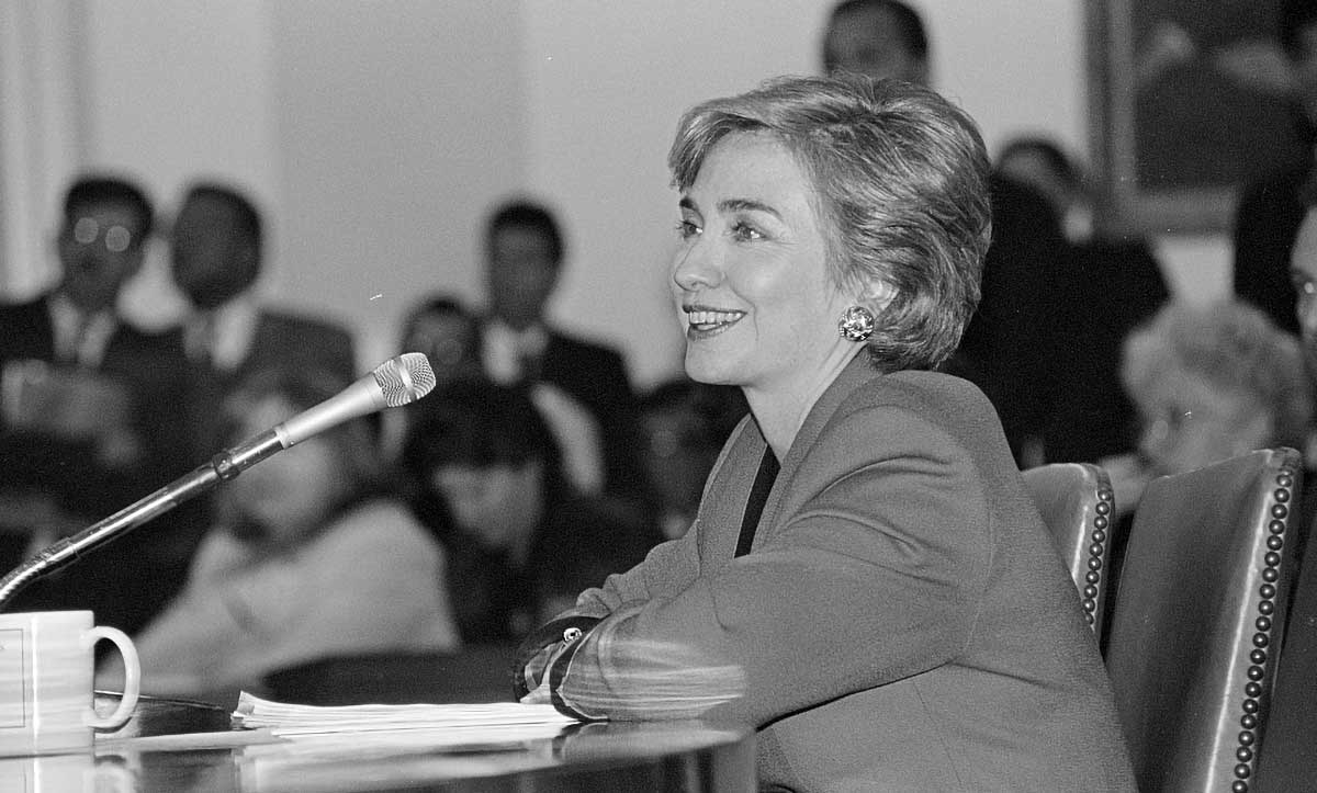 hillary clinton presenting to congress