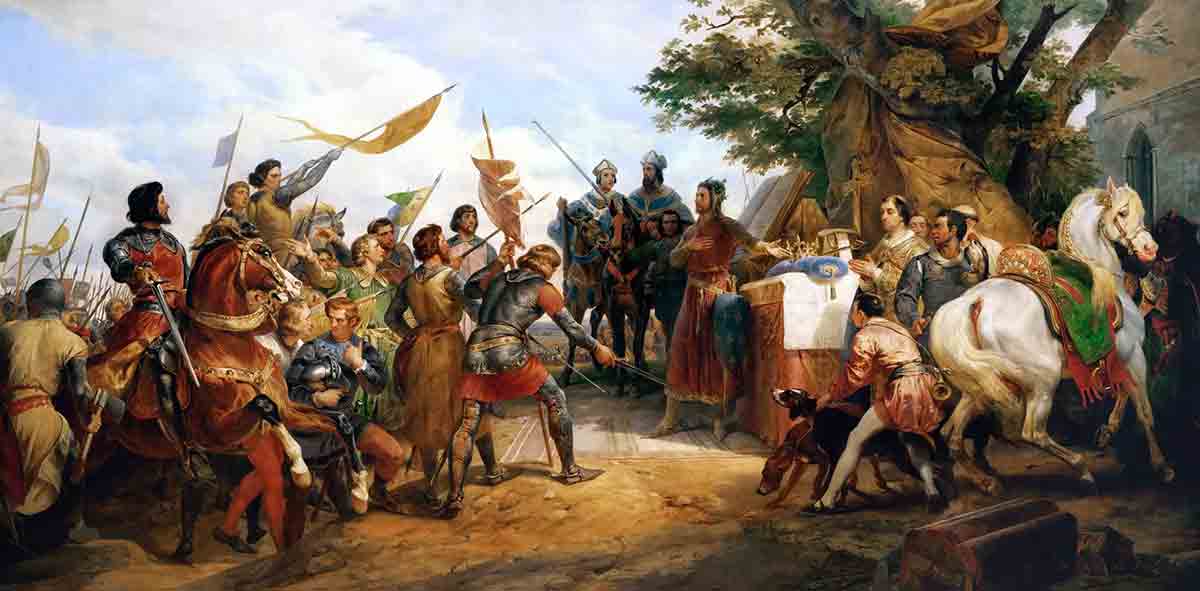 horace vernet bataille de bouvines gagnee par philippe auguste