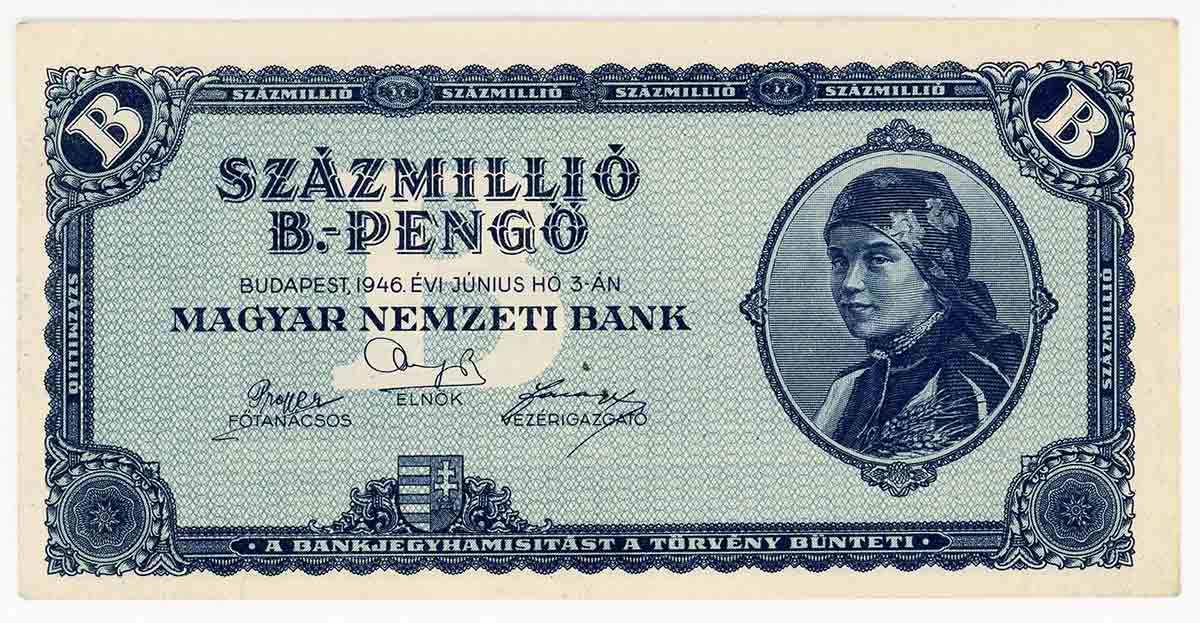 hungarian pengo banknote