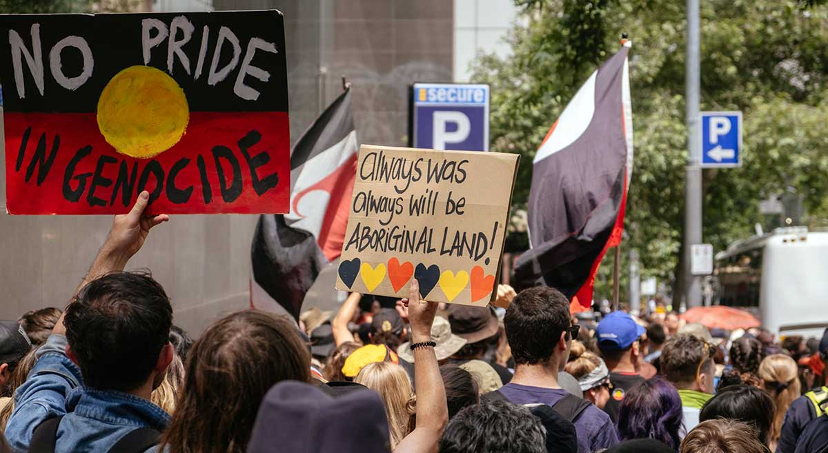 invasion day rally aboriginal languages