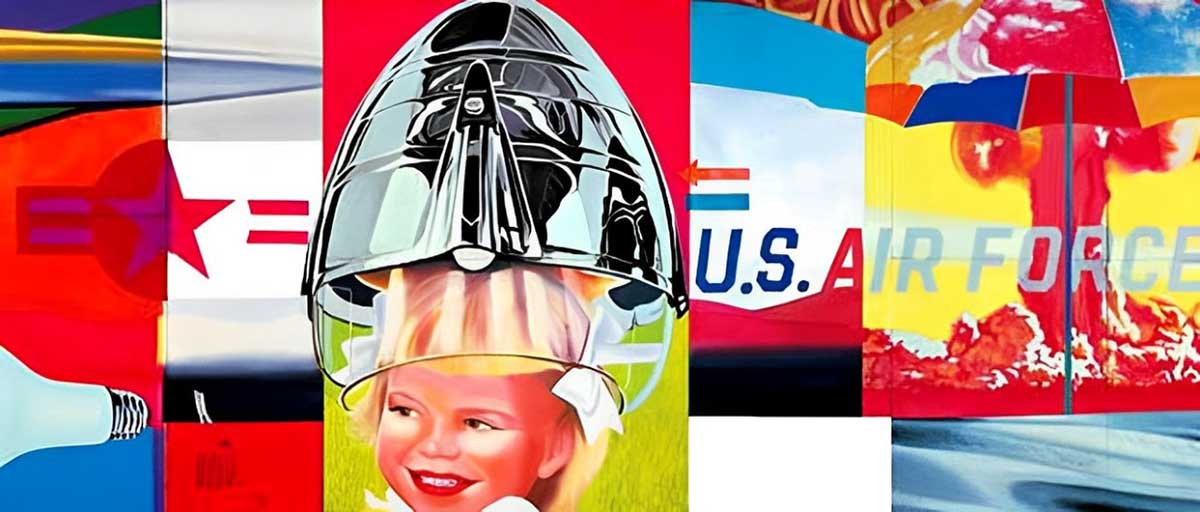 james rosenquist f 111 detail painting