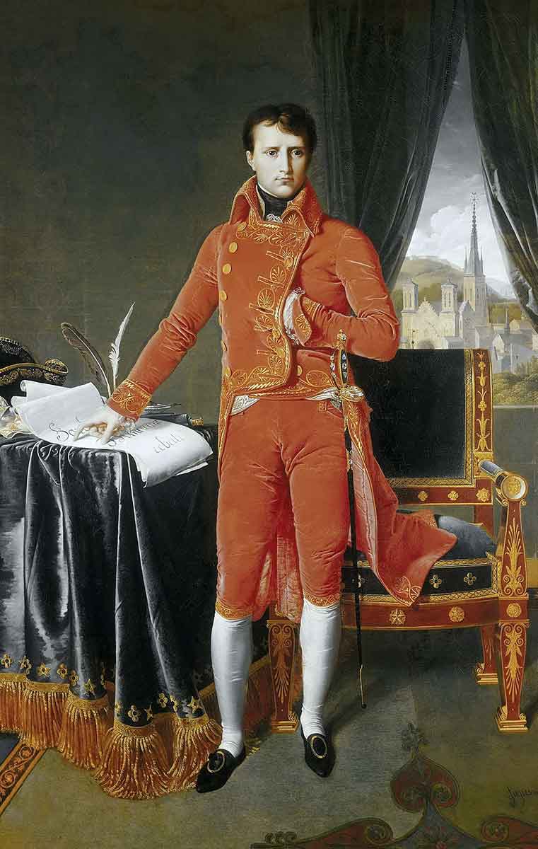 jean auguste dominique ingres portrait of napoléon bonaparte first consul