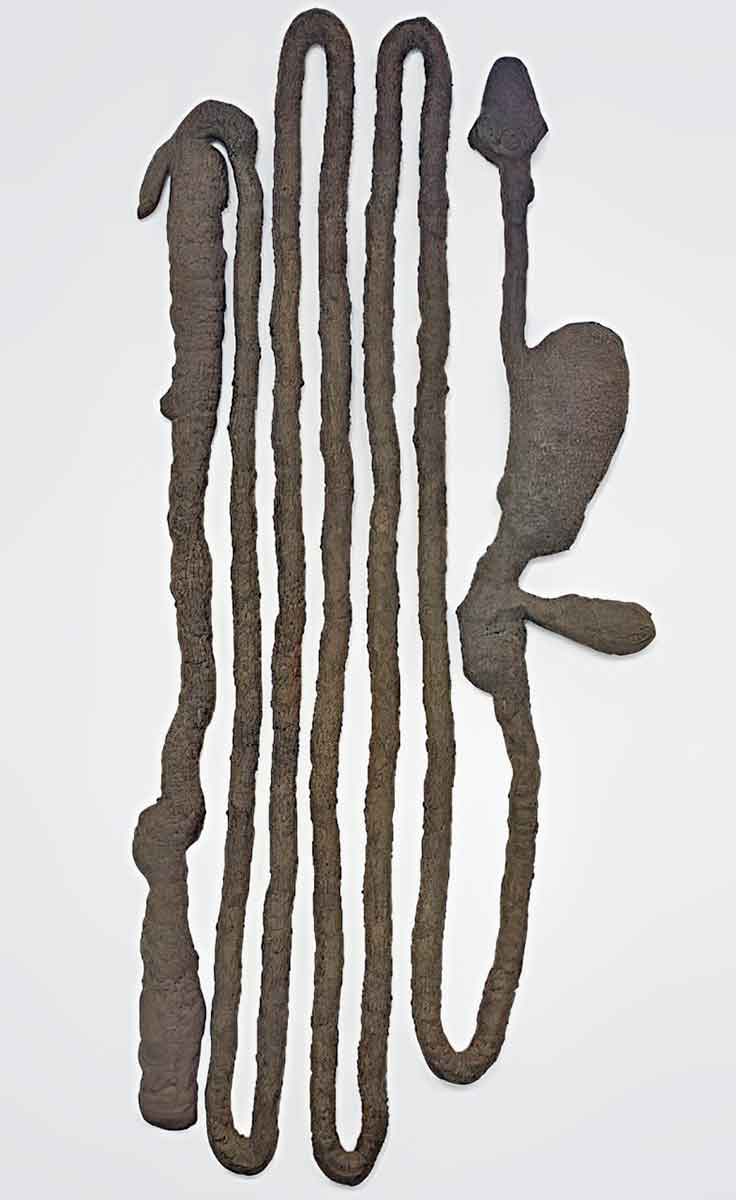 kiki smith digestive system sculpture