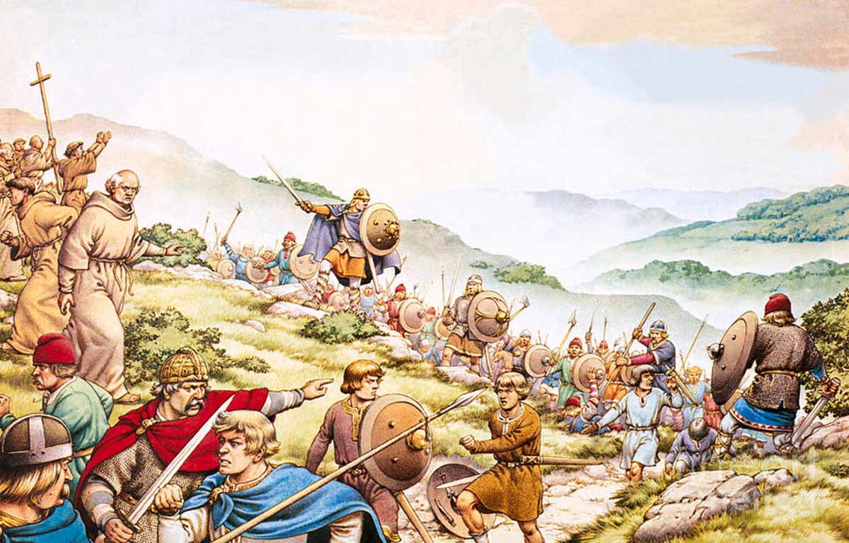 king aethelfrith of northumbria anglo saxon battle