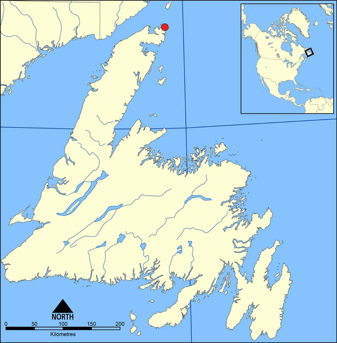 lanse aux meadows map