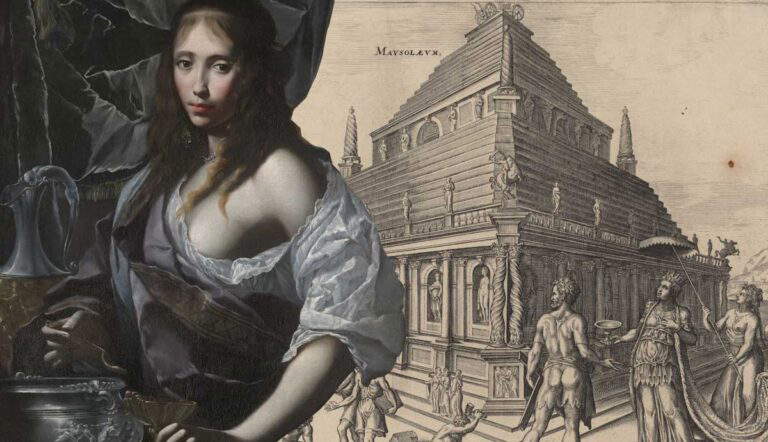 mausoleum halicarnassus galle artemisia ashes furini painting