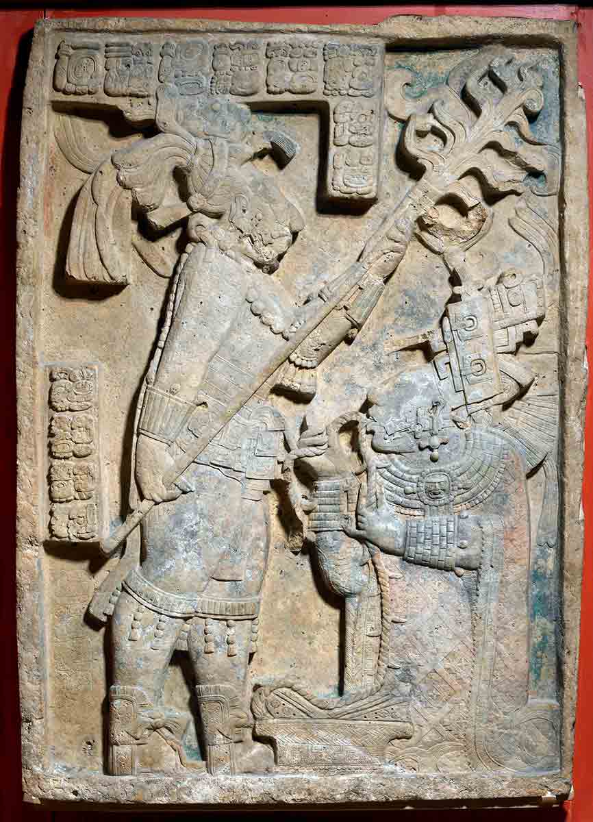 maya relief blood letting