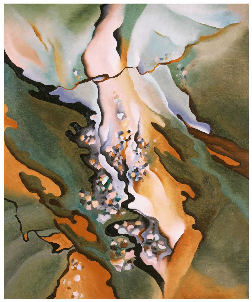 okeefe lake painting