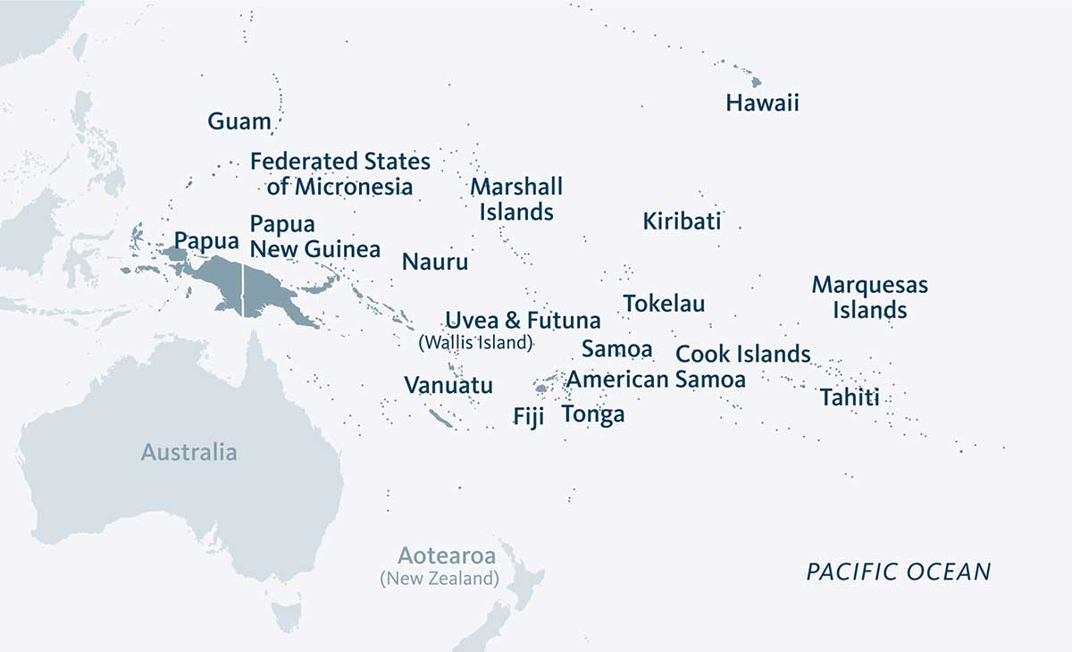 pacific islands map