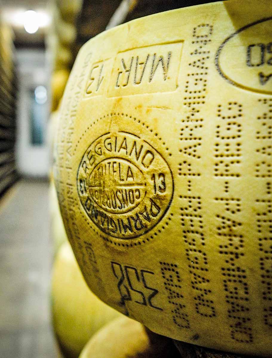 parmesan cheese wheel