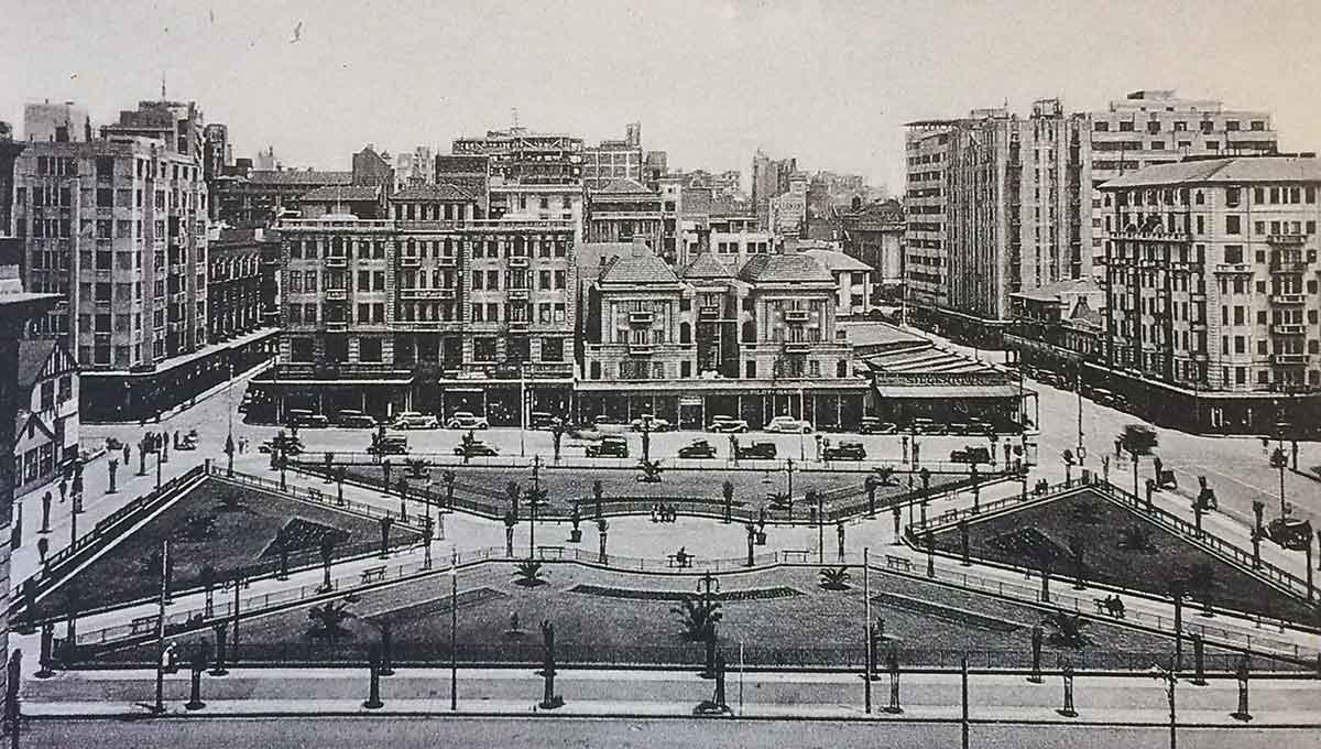 plein square 1950s