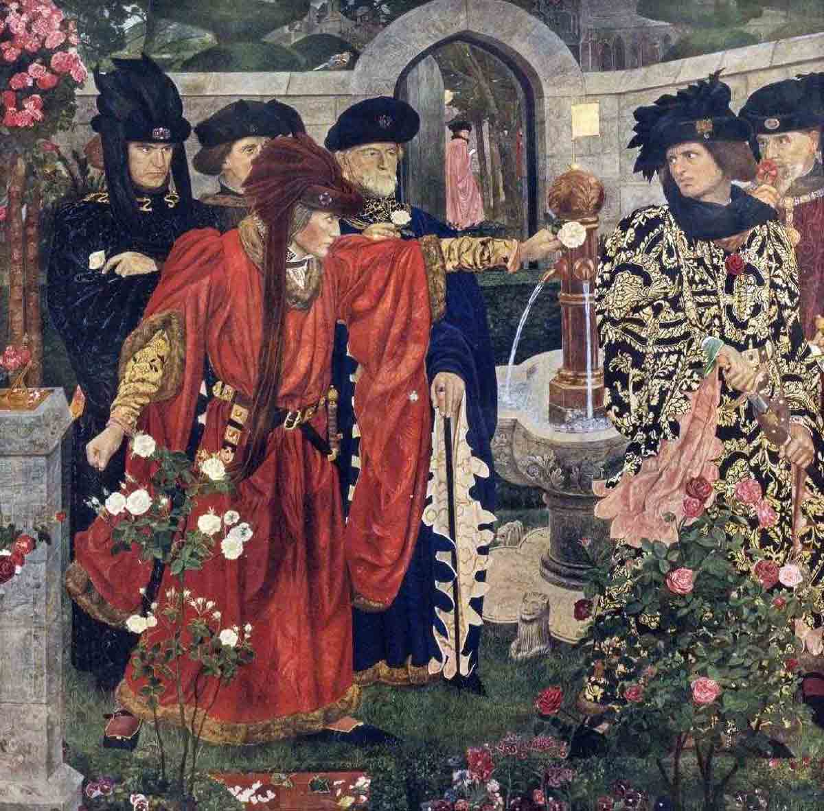 plucking the white rose