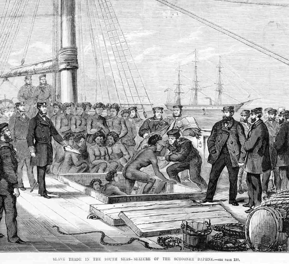 seizure of blackbirding ship daphne