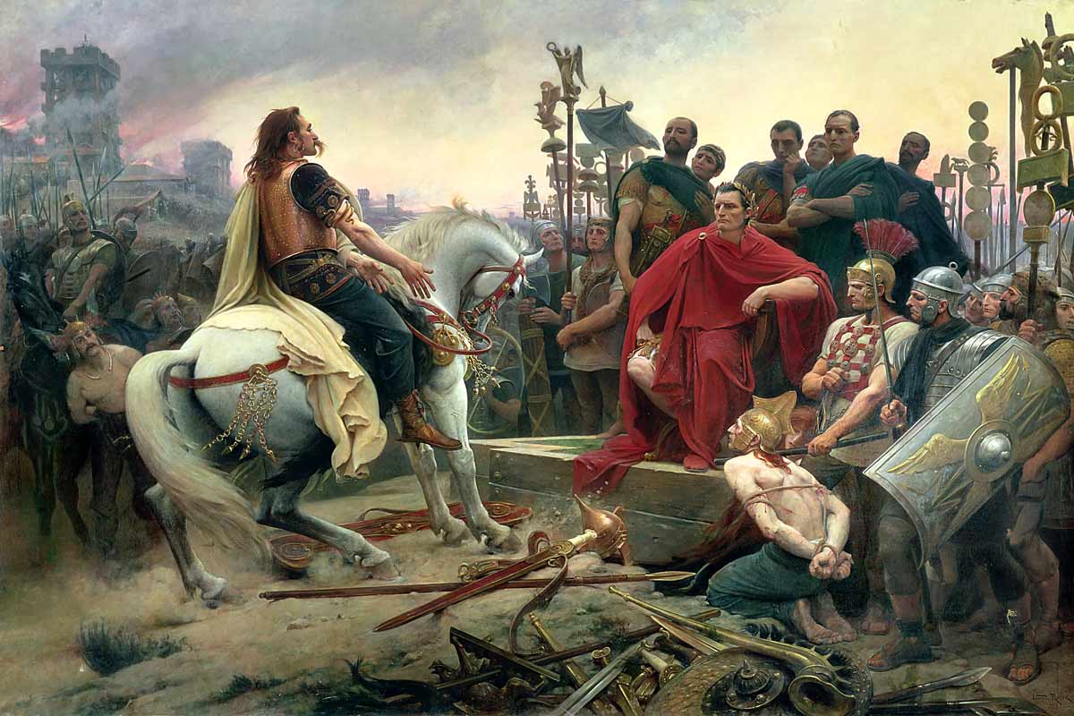 siege alesia vercingetorix julius cesar achievements