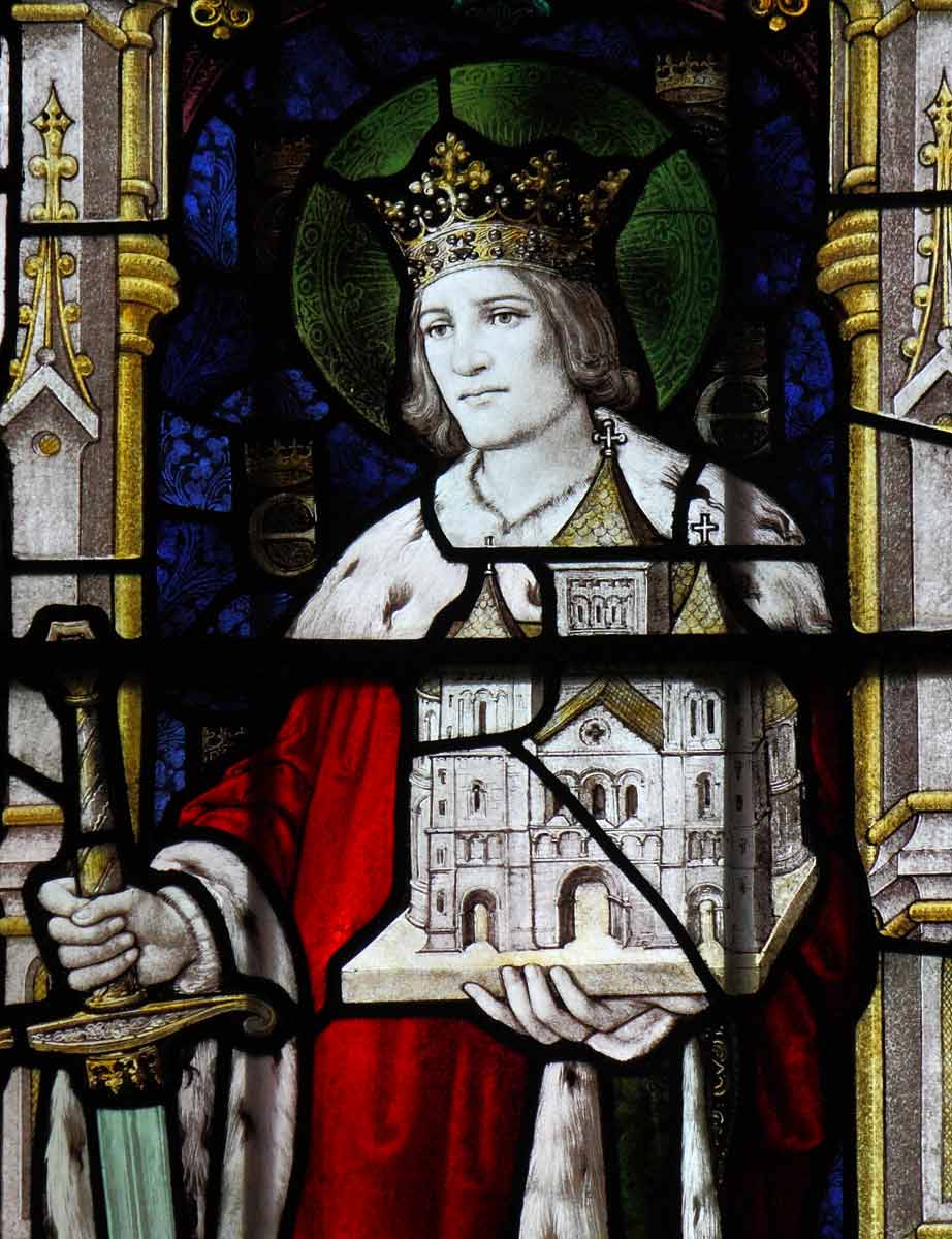 stained glass king edwin northumbria briton