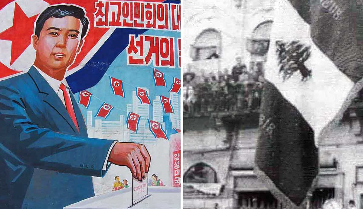 strange election systems north korea lebanon