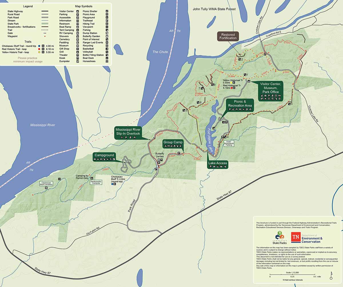 tennessee state park fort pillow