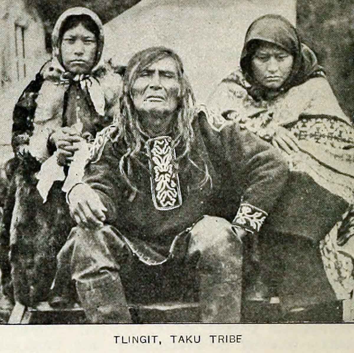 tlingit first nations people sitting