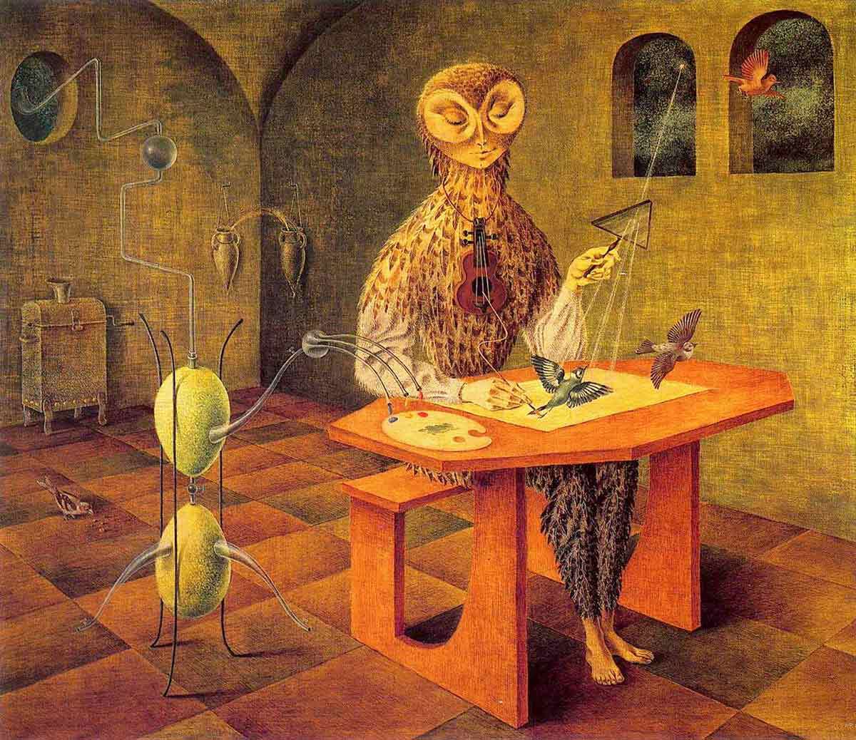 varo birds painting