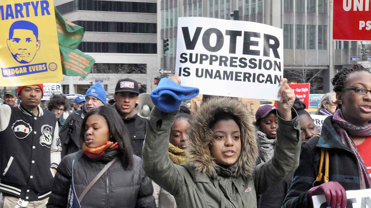 voter suppression modern era