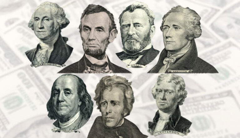 which presidents are us dollar bills