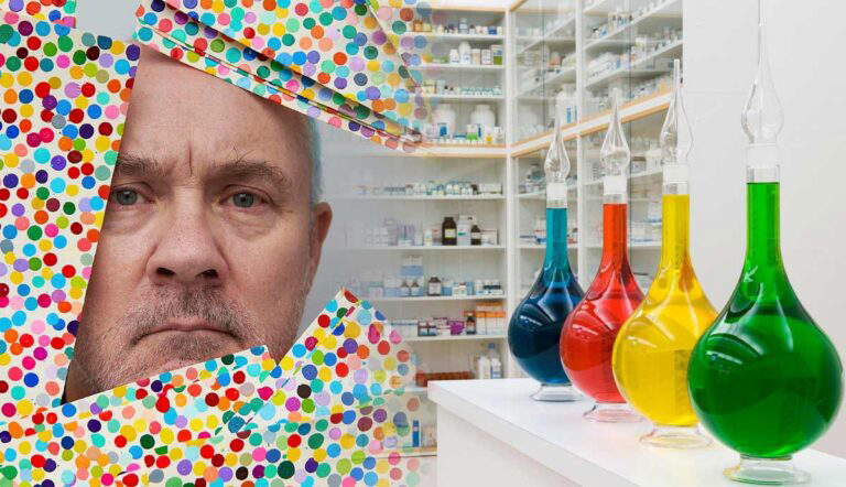 why damien hirst build pharmacy