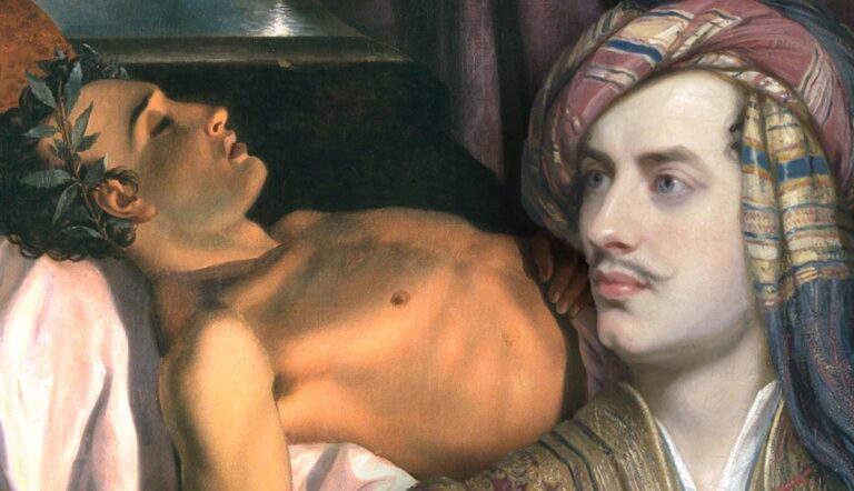 why lord byron die greece