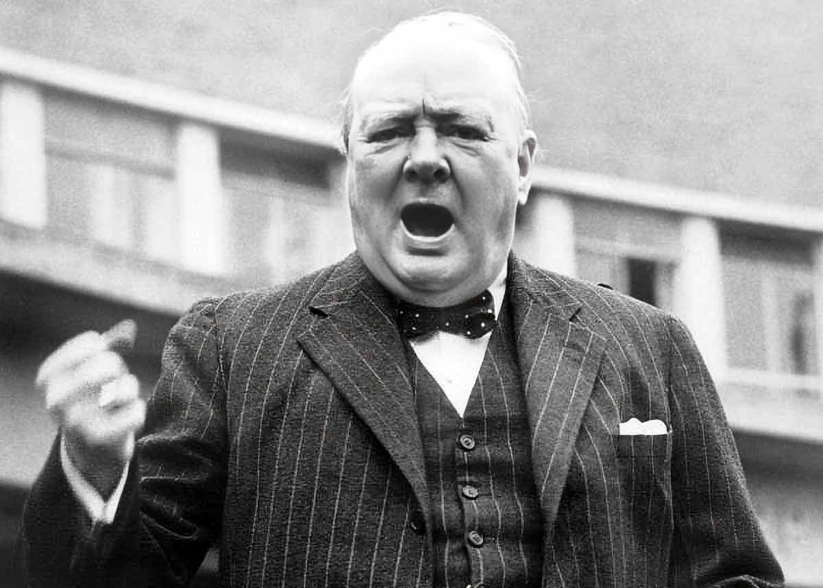 winston churchill 1945