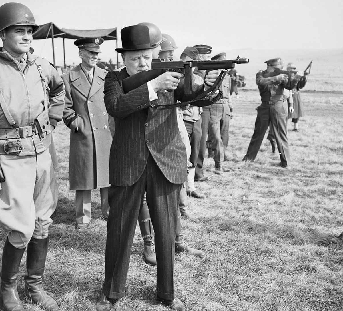 winston churchill firing thompson
