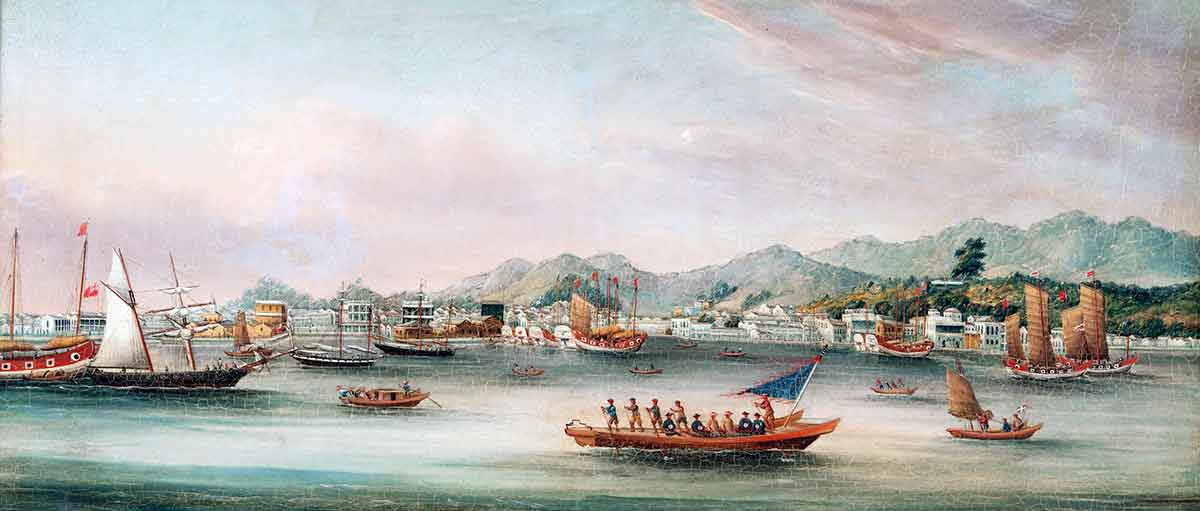 xiamen harbors painting